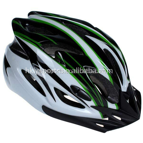 Shengtao Light ST983 In-mold PC + EPS 18 Air Vents 225g PC + EPS Bicycle Helmet with Visor PA Strap