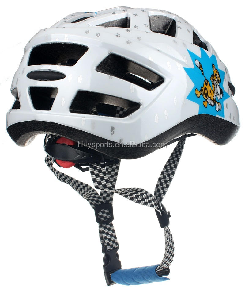 Shengtao Innovative ST500 16 Air Vents PC Inmold And EPS Kids Animal Bicycle Racing Helmet