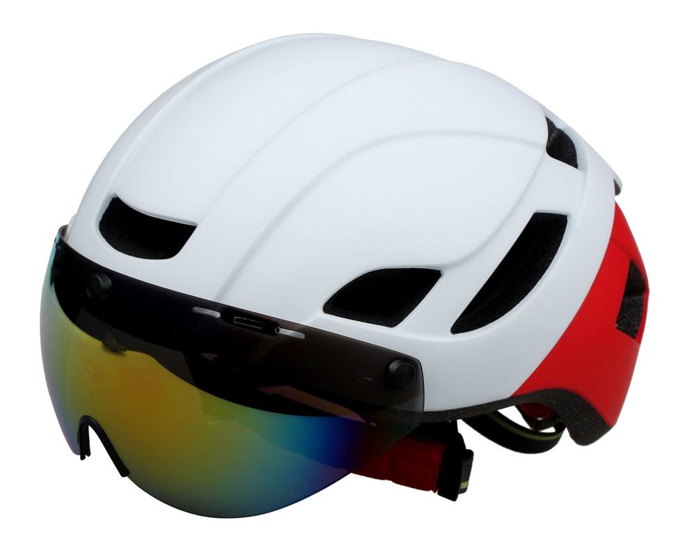 Bike Helmet with Removable Magnetic Goggles Visor Mountain Bicycle Helmet Adult Cycling Helmetfor Men Women Youth