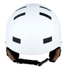 CE ASTM Protective ABS Shell And EPS Liner Ski Snow Helmet with Leather Earmuffs