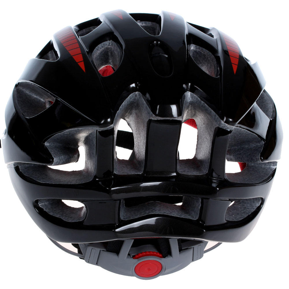 Wind Cross Black Red Protective Bicycle Adult Helmet with Visor,breathable Helmet