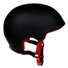 Classic Black Skate Helmet Design with Sweat Saver Liner Skateboard Helmet