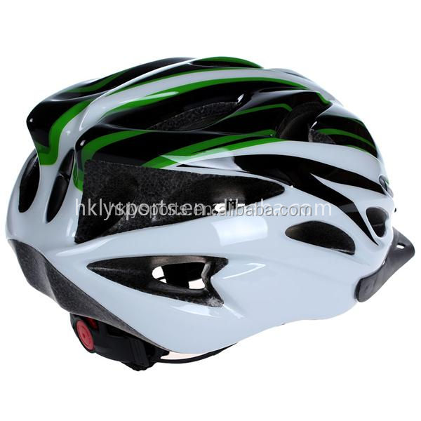 Shengtao Light ST983 In-mold PC + EPS 18 Air Vents 225g PC + EPS Bicycle Helmet with Visor PA Strap