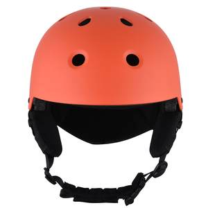 CE Certification ABS Shell Snow Skiing Helmet Red Helmet Ski