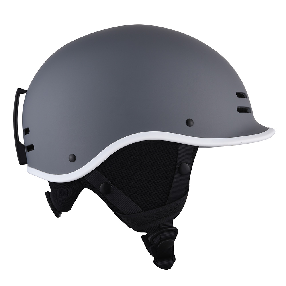 Wholesale CE Certified Adult Skiing Helmet Skiboard Safety Electric Scooter Ski Board Helmet for Adult Gray