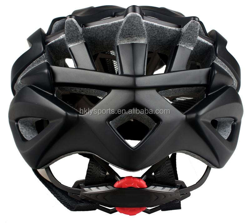 Shengtao Factory Price ST938B In-mold Carbon Fibre 1 Layer PC + Black EPS Sports Bicycle Sports Helmet with ITW Buckle