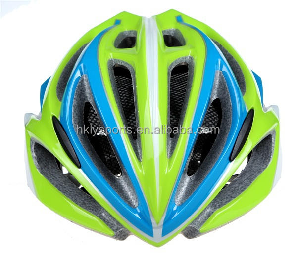 Bicycle Helmet Safety Custom PC In-mold Cycling Helmet Green Adult Bike Helmet