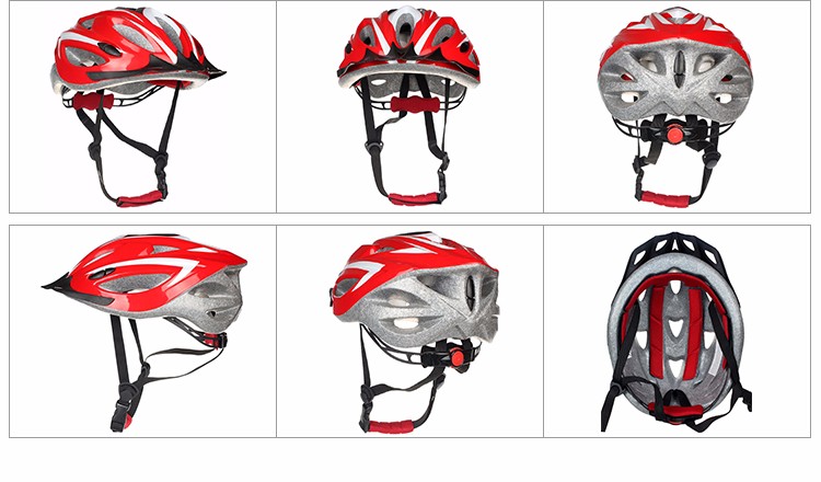 red bike helmet