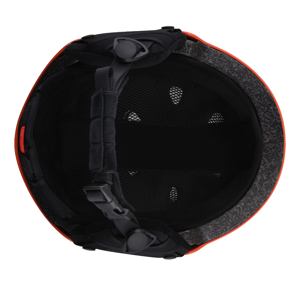 CE Certification ABS Shell Snow Skiing Helmet Black Helmet Ski