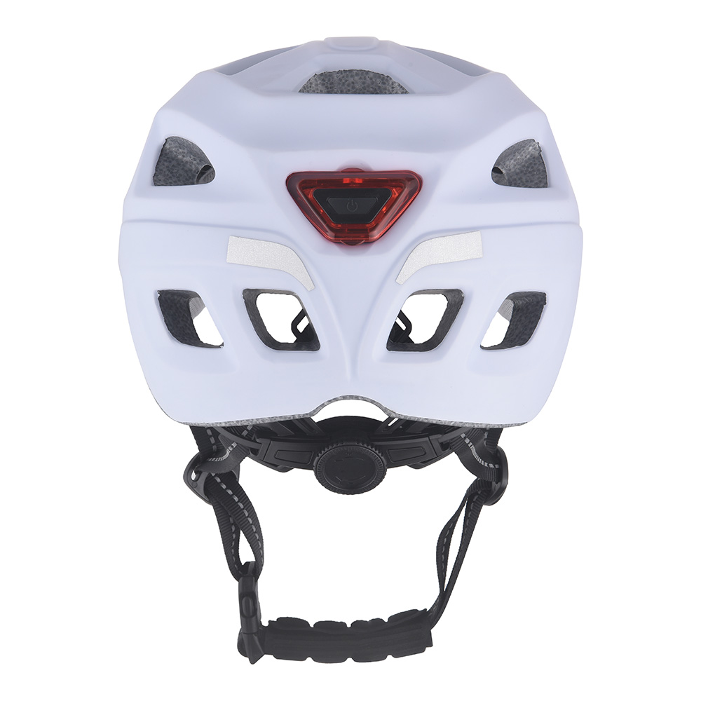 New Bike Helmet Led Light PC In-mold Cycling Helmet , Safe Sport Mountain Road Riding Bike Helmet for Adult