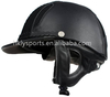 Horse Racing Helmet, Leather Coated ABS, with CE Certified