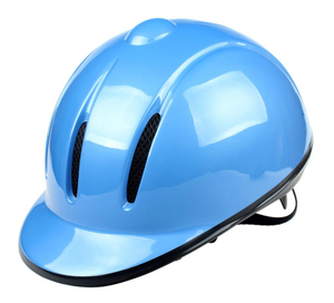 Leather Coated Shell Elegant Equestrian Helmet Protective Horse Riding Helmet