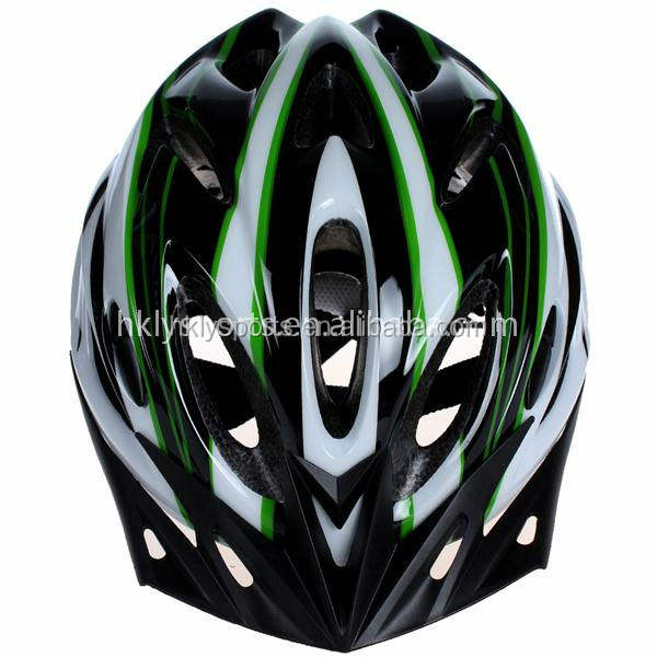 Shengtao Light ST983 In-mold PC + EPS 18 Air Vents 225g PC + EPS Bicycle Helmet with Visor PA Strap
