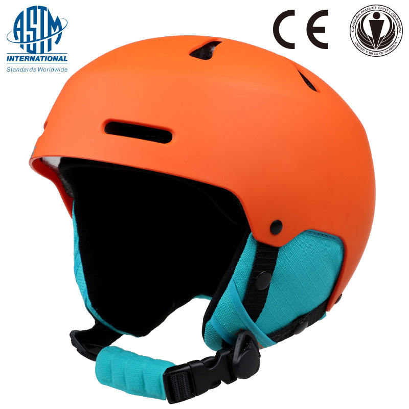 Kids Ski Helmet, Detachable Ear Pads Snowboard Skiing Helmet, Winter Skate Helmet for Children