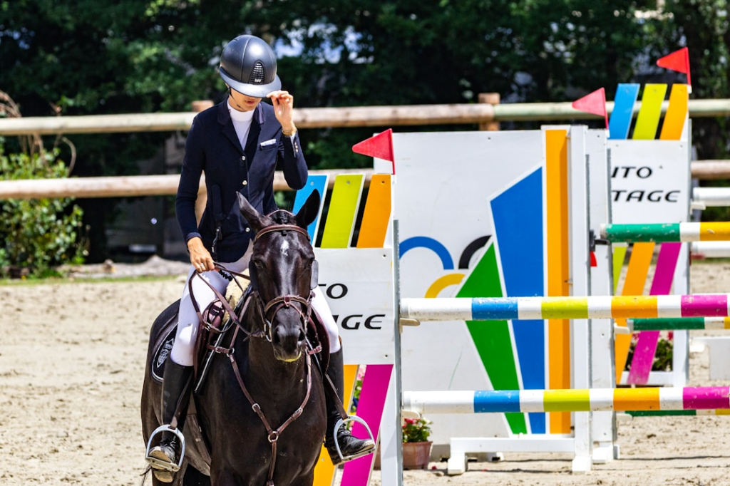 horse riding helmet