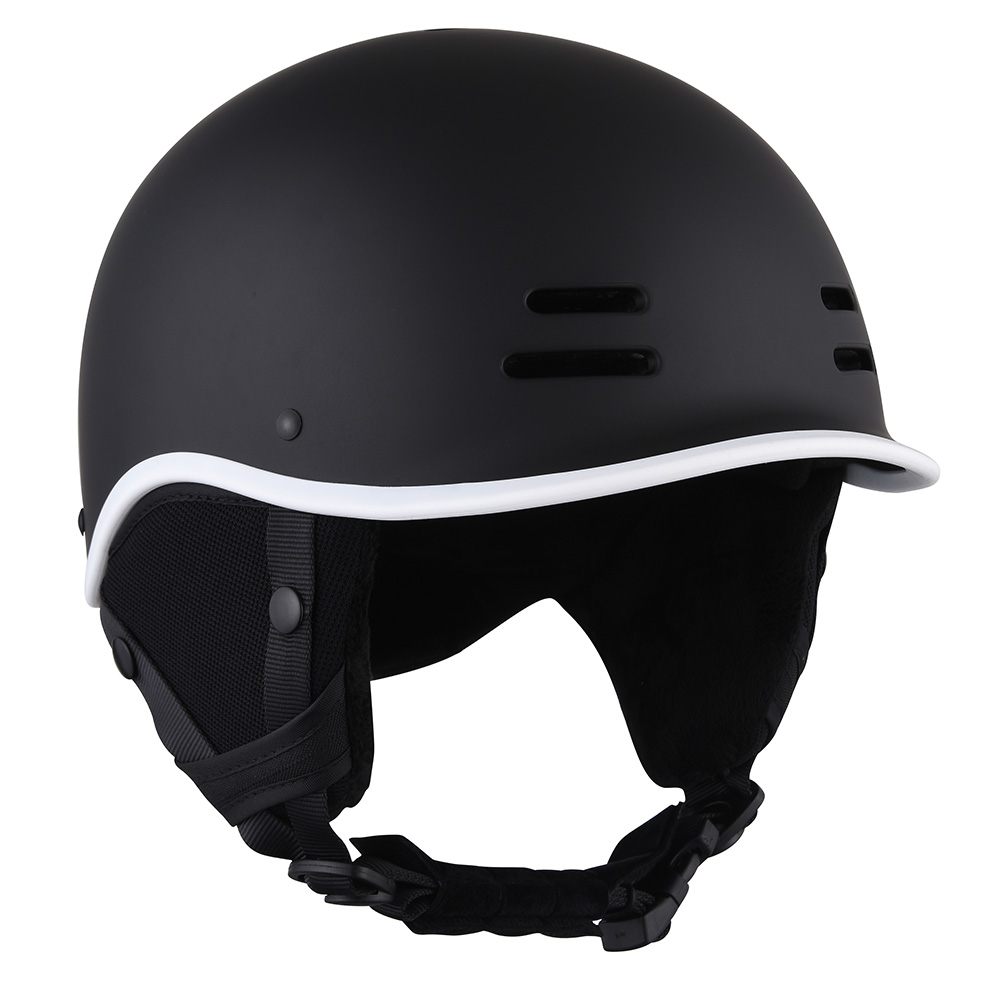 Wholesale CE Certified Adult Skiing Helmet Skiboard Safety Electric Scooter Ski Board Helmet for Adult Black