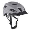 New Bike Helmet Led Light PC In-mold Cycling Helmet , Safe Sport Mountain Road Riding Bike Helmet for Adult Grey