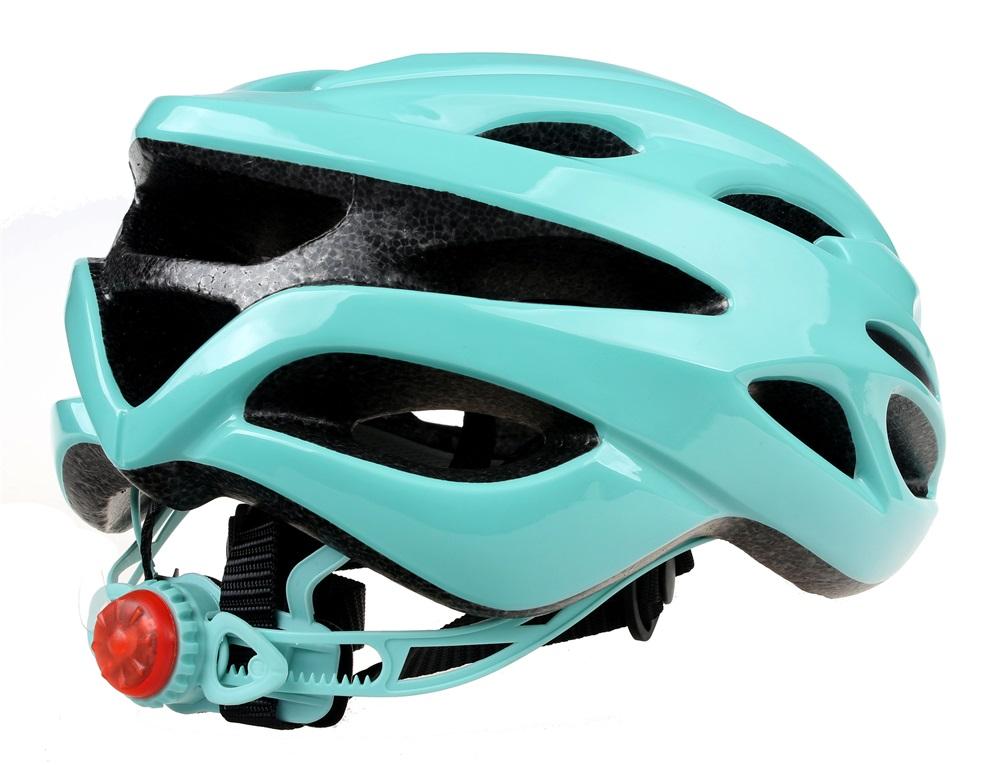 Outdoors Colorful Adult Road Bicycle Helmet with Led Light