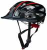 Wind Cross Black Red Protective Bicycle Adult Helmet with Visor,breathable Helmet