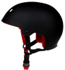 Classic Black Skate Helmet Design with Sweat Saver Liner Skateboard Helmet
