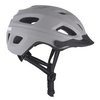 New Bike Helmet Led Light PC In-mold Cycling Helmet , Safe Sport Mountain Road Riding Bike Helmet for Adult Grey