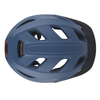 New Bike Helmet Led Light PC In-mold Cycling Helmet , Safe Sport Mountain Road Riding Bike Helmet for Adult Blue
