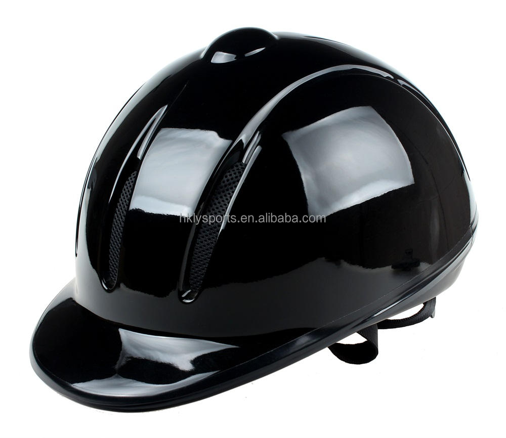 Kids Adult Black Adjustable Horse Equipment Equestrian Helmet