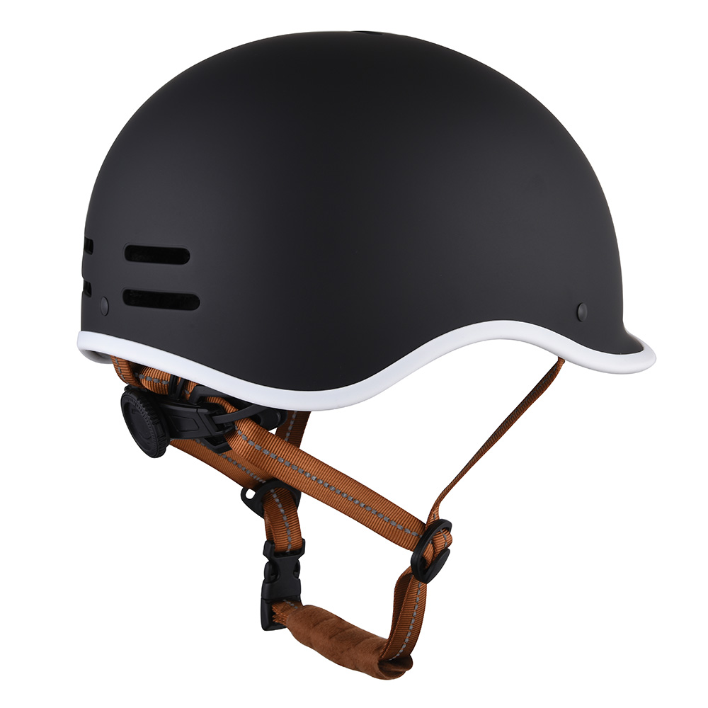 Wholesale CE Certified Adult Skating Helmet Skateboard Safety Electric Scooter Skate Board Helmet for Adult Black
