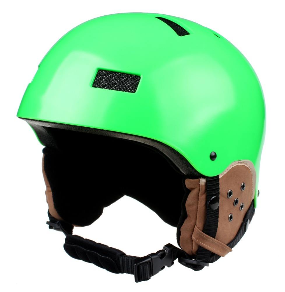 CE ASTM Approved Custom Leather Snowboards Ski Helmet