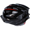Wind Cross Black Red Protective Bicycle Adult Helmet with Visor,breathable Helmet