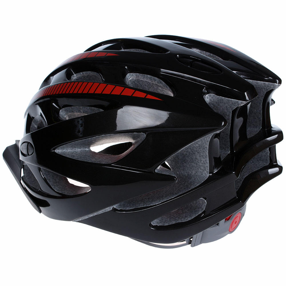 Wind Cross Black Red Protective Bicycle Adult Helmet with Visor,breathable Helmet