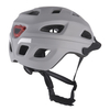 New Bike Helmet Led Light PC In-mold Cycling Helmet , Safe Sport Mountain Road Riding Bike Helmet for Adult Grey