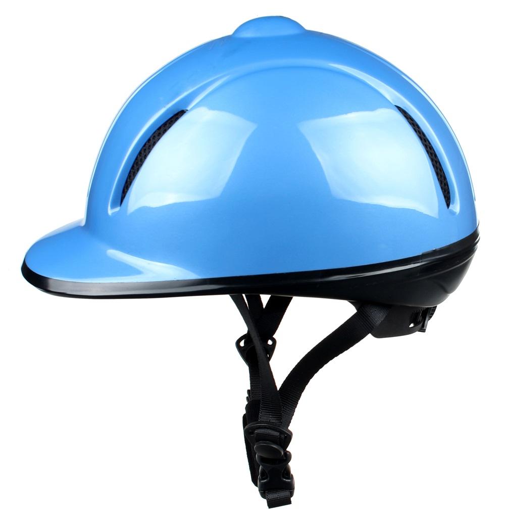 Leather Coated Shell Elegant Equestrian Helmet Protective Horse Riding Helmet