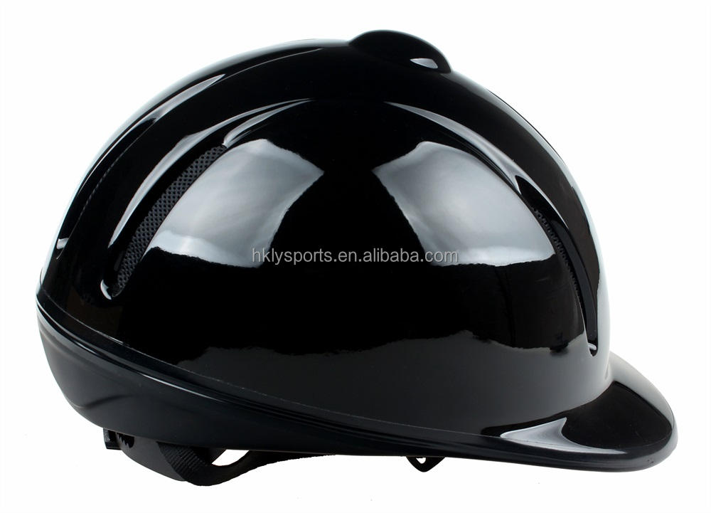 Kids Adult Black Adjustable Horse Equipment Equestrian Helmet