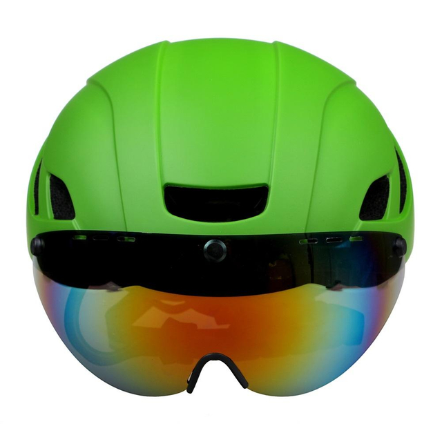 Bike Helmet with Removable Magnetic Goggles Visor Mountain Bicycle Helmet Adult Cycling Helmetfor Men Women Youth