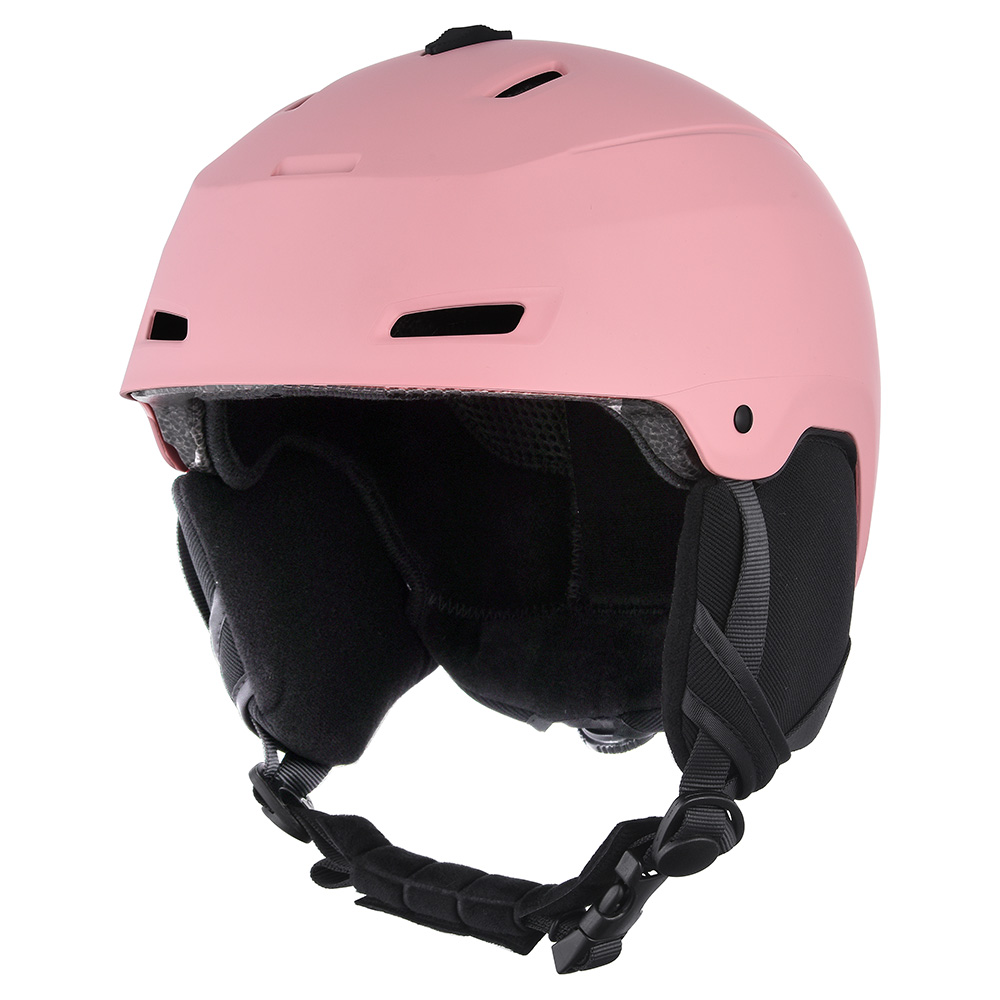 Colorful Custom Ski Snowboard Helmet Protective Snow Helmet for Adult Pink