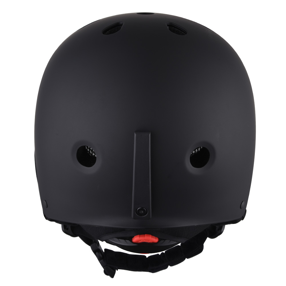 CE Certification ABS Shell Snow Skiing Helmet Black Helmet Ski