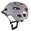 New Bike Helmet Led Light PC In-mold Cycling Helmet , Safe Sport Mountain Road Riding Bike Helmet for Adult Grey
