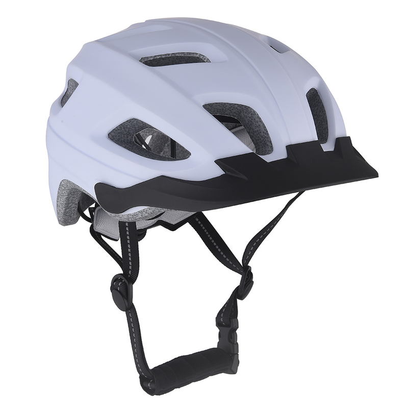 New Bike Helmet Led Light PC In-mold Cycling Helmet , Safe Sport Mountain Road Riding Bike Helmet for Adult