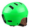 Leather Ski Helmet ABS Snowboard Helmet OEM Helmet