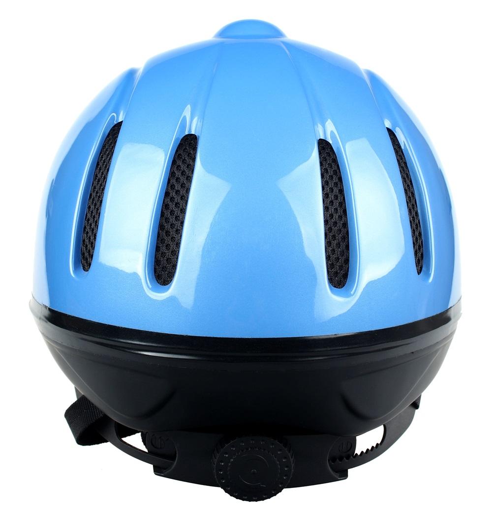 Leather Coated Shell Elegant Equestrian Helmet Protective Horse Riding Helmet