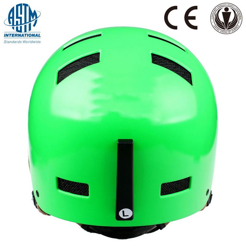 2017 New Design Hot Sale Leather Ear Protection Ski Helmet, Popular Snowboard Helmet, Leather Helmet