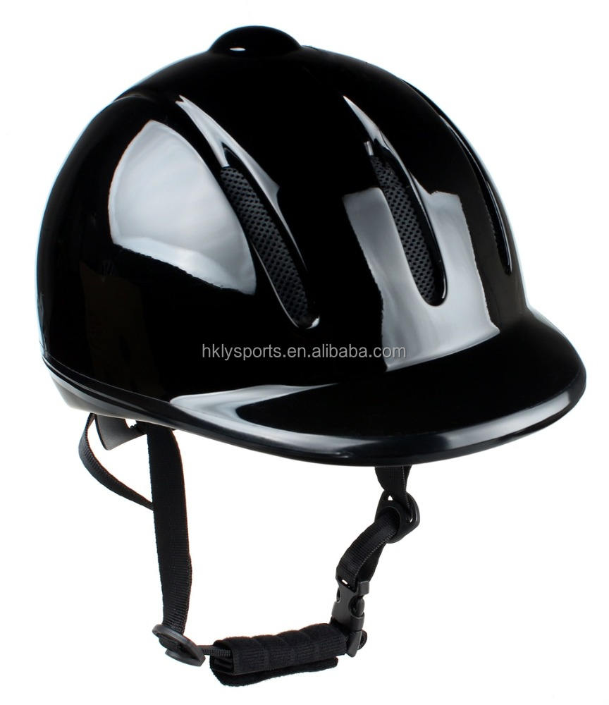 Kids Adult Black Adjustable Horse Equipment Equestrian Helmet