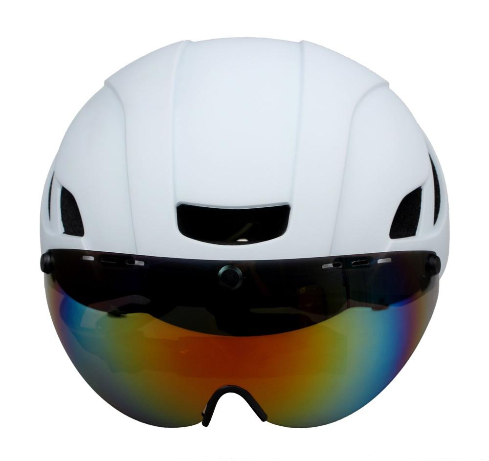 Bike Helmet with Removable Magnetic Goggles Visor Mountain Bicycle Helmet Adult Cycling Helmetfor Men Women Youth